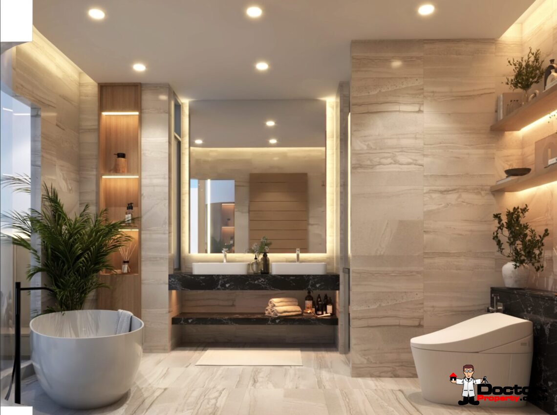 Modern 3 Bedroom Pool Villa in Lamai, Koh Samui – For Sale