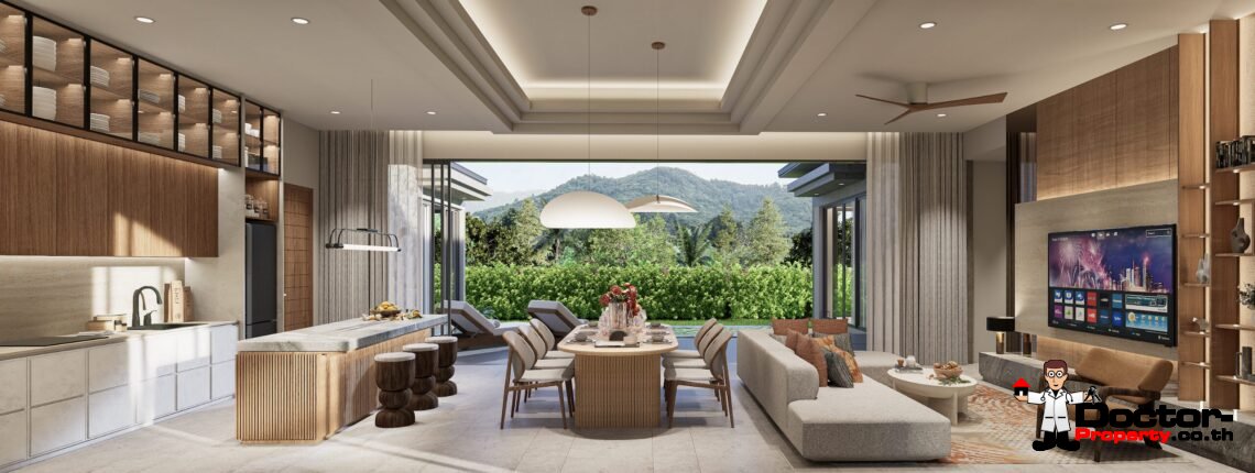 Modern 3 Bedroom Pool Villa in Lamai, Koh Samui – For Sale