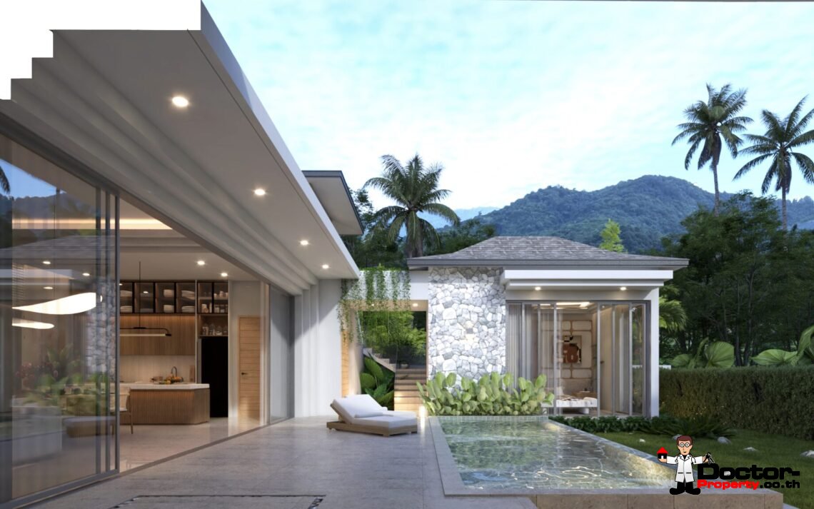 Modern 3 Bedroom Pool Villa in Lamai, Koh Samui – For Sale
