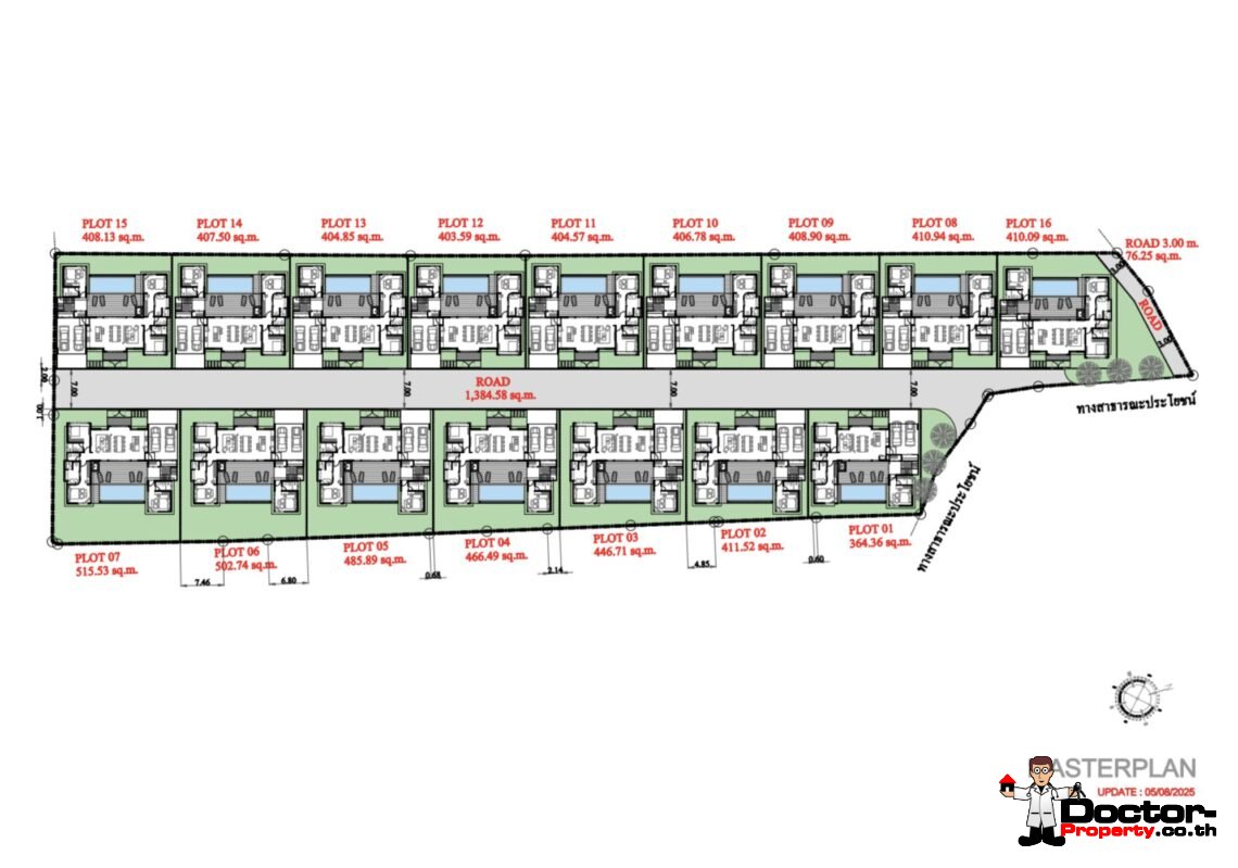 Modern 3 Bedroom Pool Villa in Lamai, Koh Samui – For Sale