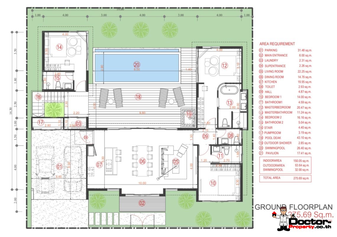 Modern 3 Bedroom Pool Villa in Lamai, Koh Samui – For Sale