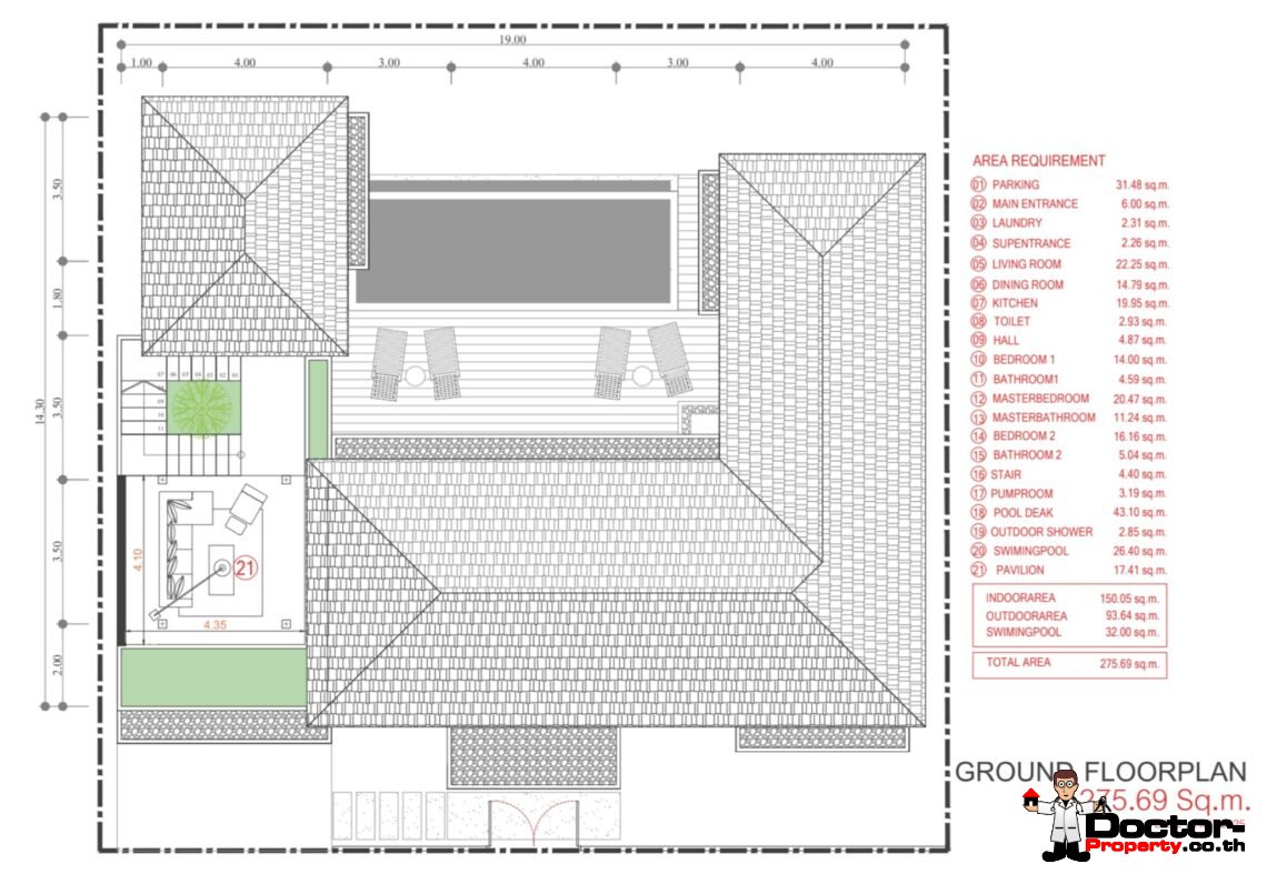 Modern 3 Bedroom Pool Villa in Lamai, Koh Samui – For Sale