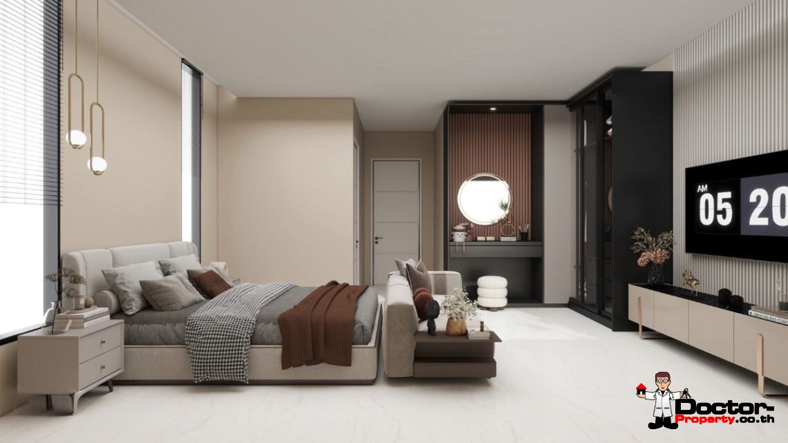 New 3 Bedroom House with Pool in Nathon, Koh Samui – For Sale