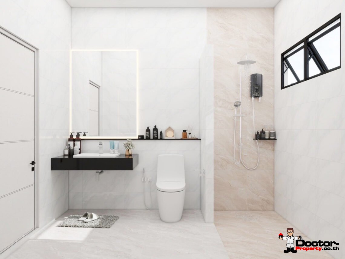 New 3 Bedroom House with Pool in Nathon, Koh Samui – For Sale