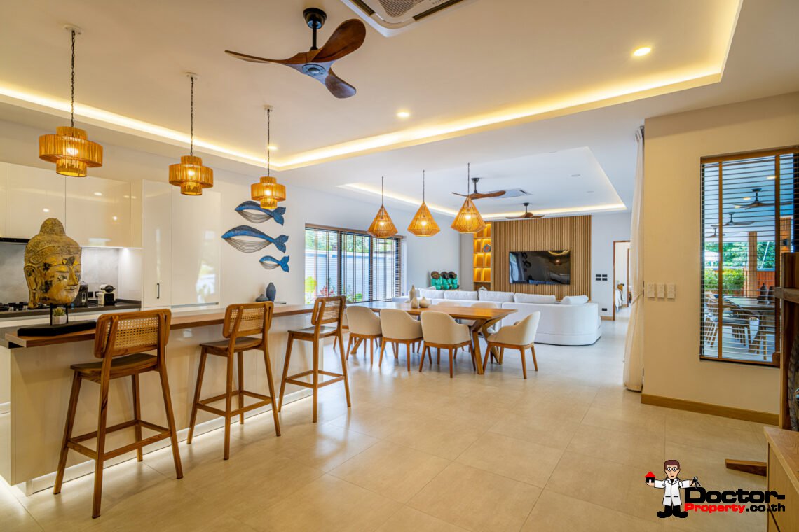 New Tropical 3 Bedroom Pool Villa in Lamai, Koh Samui – For Sale