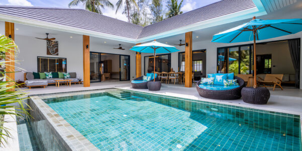 New Tropical 3 Bedroom Pool Villa in Lamai, Koh Samui – For Sale