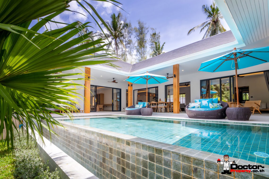 New Tropical 3 Bedroom Pool Villa in Lamai, Koh Samui – For Sale