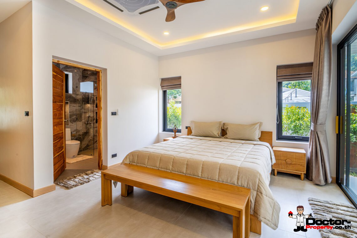 New Tropical 3 Bedroom Pool Villa in Lamai, Koh Samui – For Sale