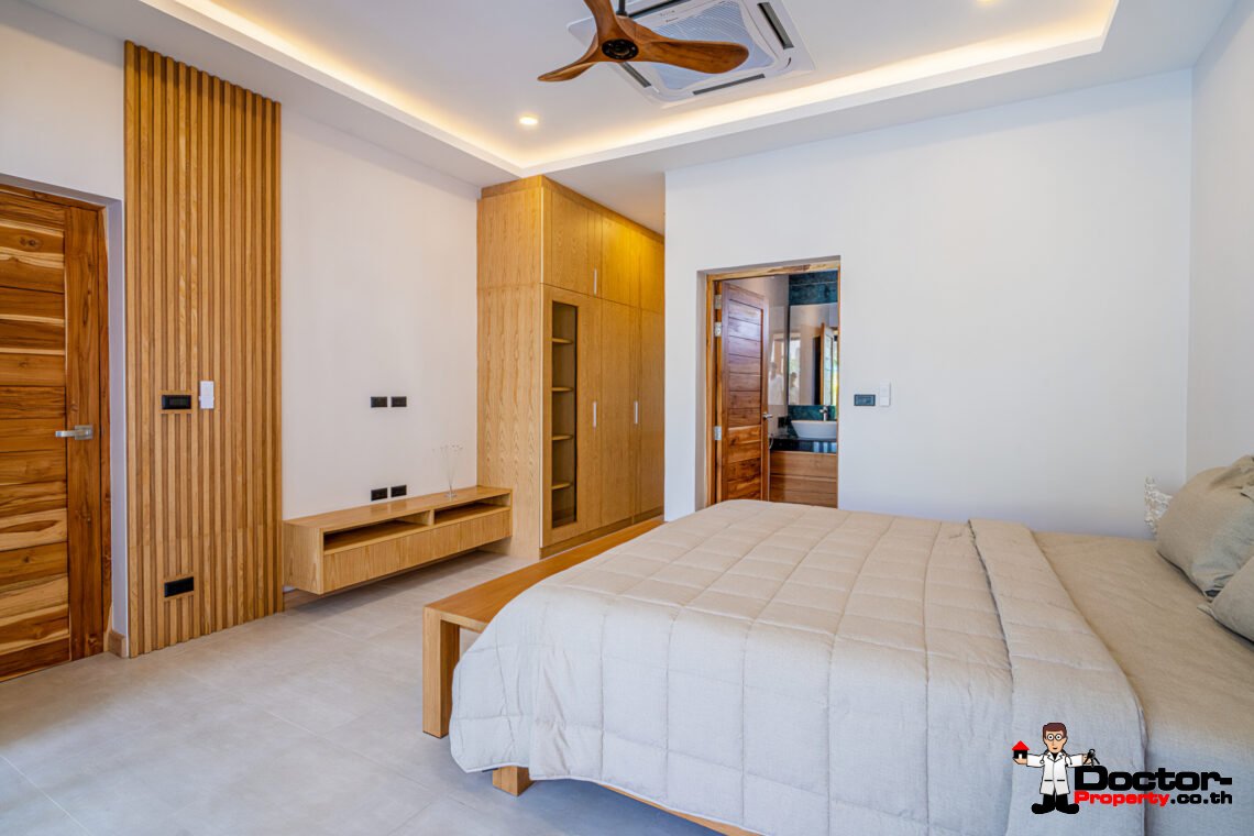 New Tropical 3 Bedroom Pool Villa in Lamai, Koh Samui – For Sale