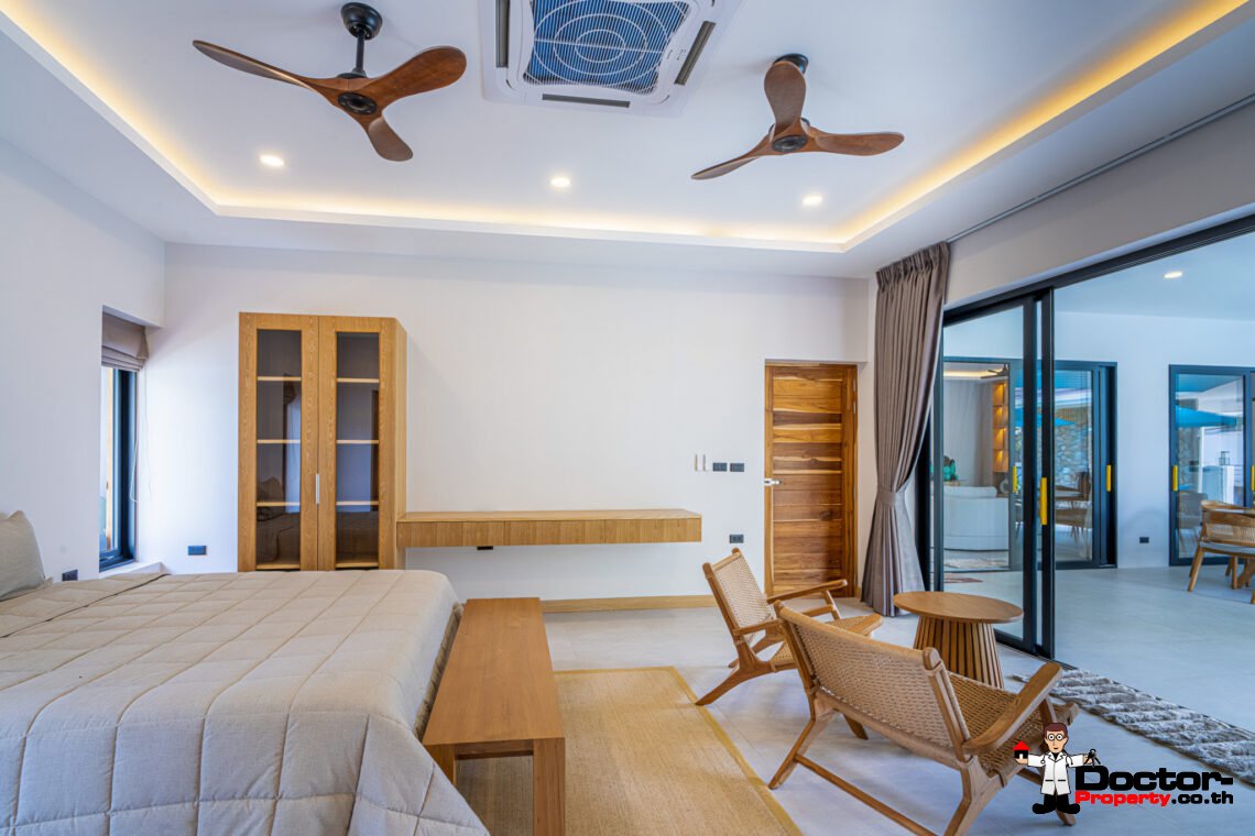 New Tropical 3 Bedroom Pool Villa in Lamai, Koh Samui – For Sale