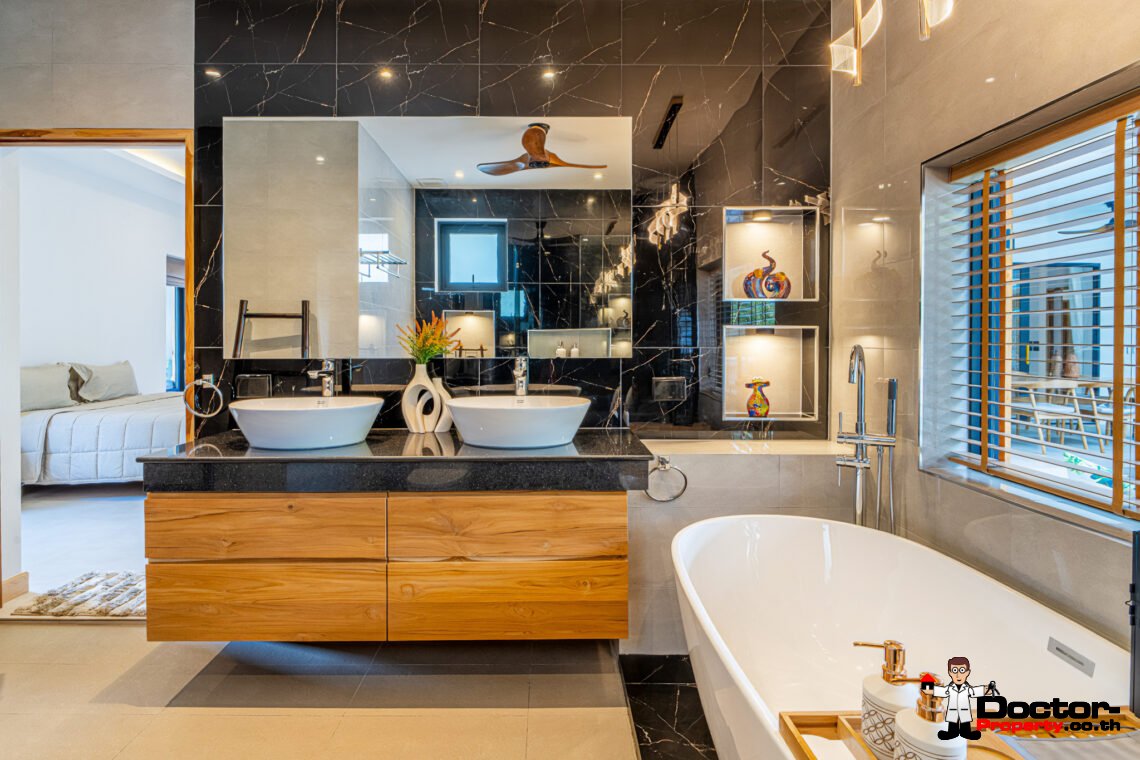 New Tropical 3 Bedroom Pool Villa in Lamai, Koh Samui – For Sale