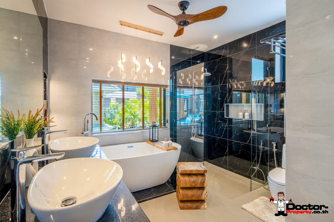 New Tropical 3 Bedroom Pool Villa in Lamai, Koh Samui – For Sale