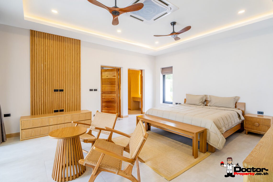 New Tropical 3 Bedroom Pool Villa in Lamai, Koh Samui – For Sale