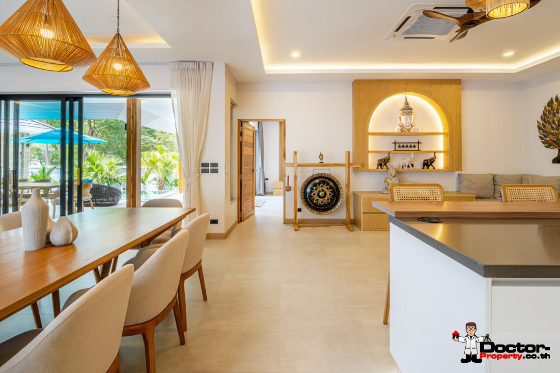 New Tropical 3 Bedroom Pool Villa in Lamai, Koh Samui – For Sale