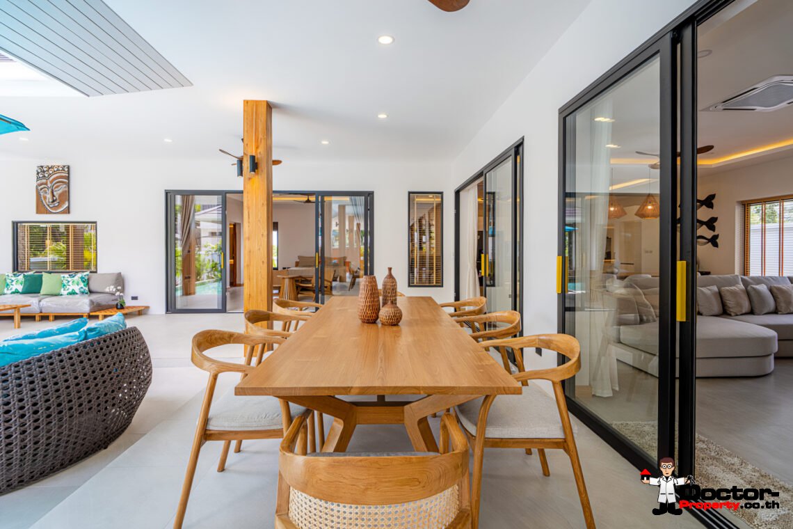 New Tropical 3 Bedroom Pool Villa in Lamai, Koh Samui – For Sale