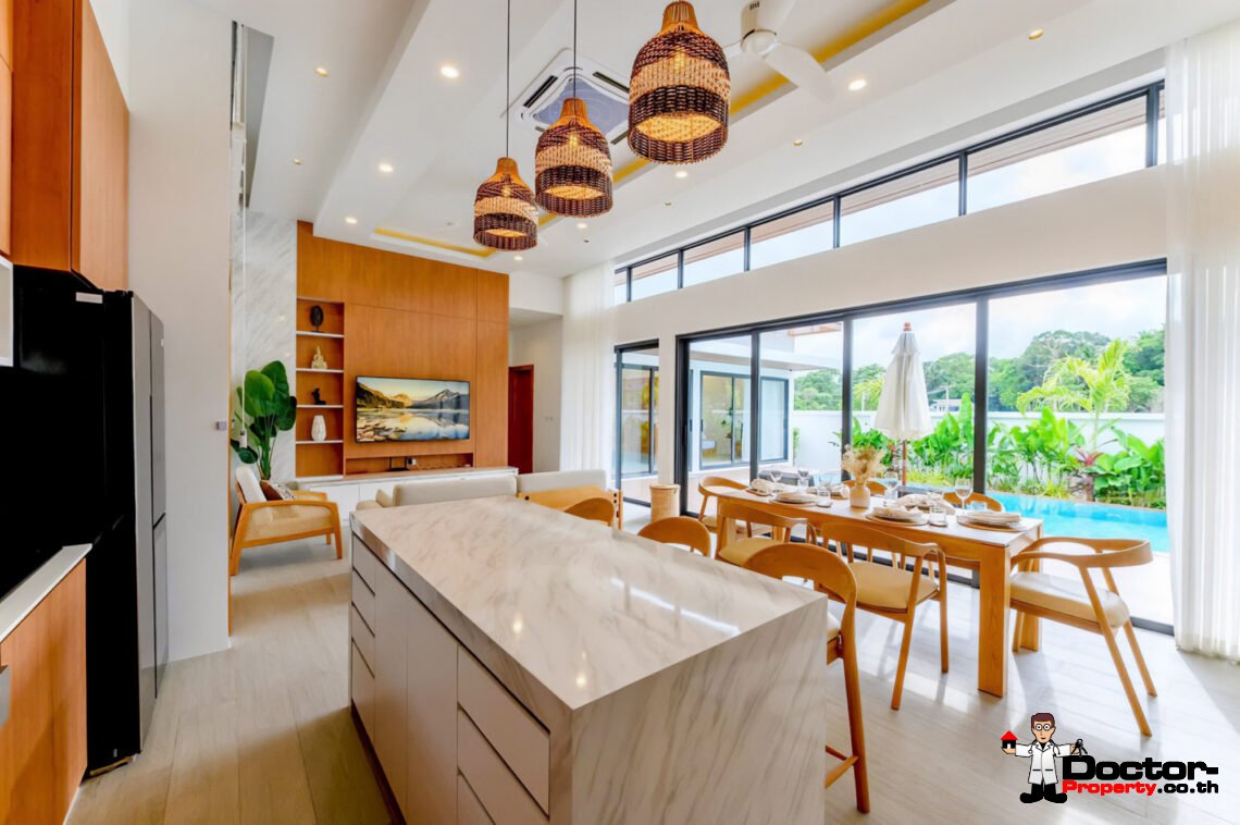 New 3 Bedroom Pool Villa in Bang Rak, Koh Samui – For Sale