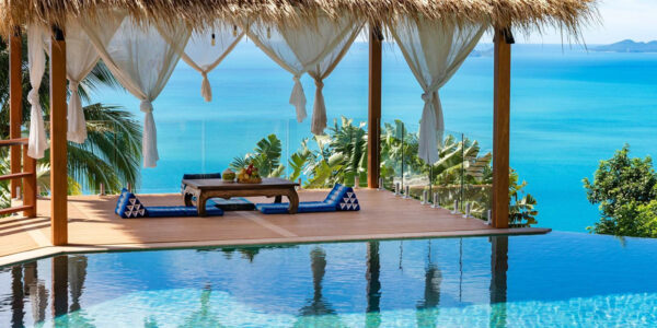 Spacious 5 Bedroom Pool Villa with Stunning Sea View in Angthong, Koh Samui – For Sale