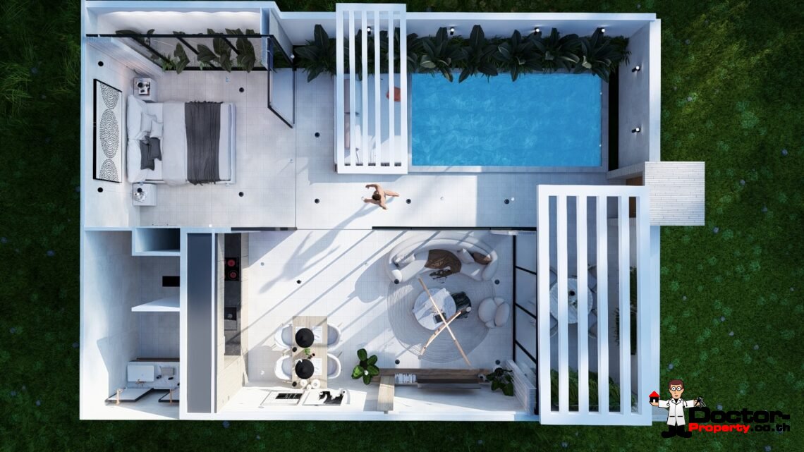 1 Bedroom Private Pool Villa in Plai Laem, Koh Samui – For Sale