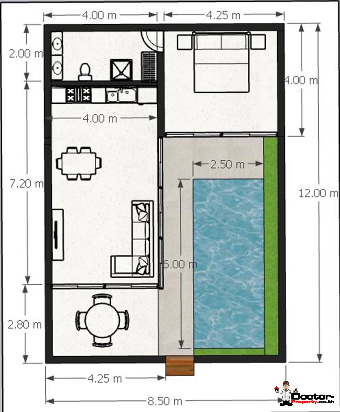 1 Bedroom Private Pool Villa in Plai Laem, Koh Samui – For Sale
