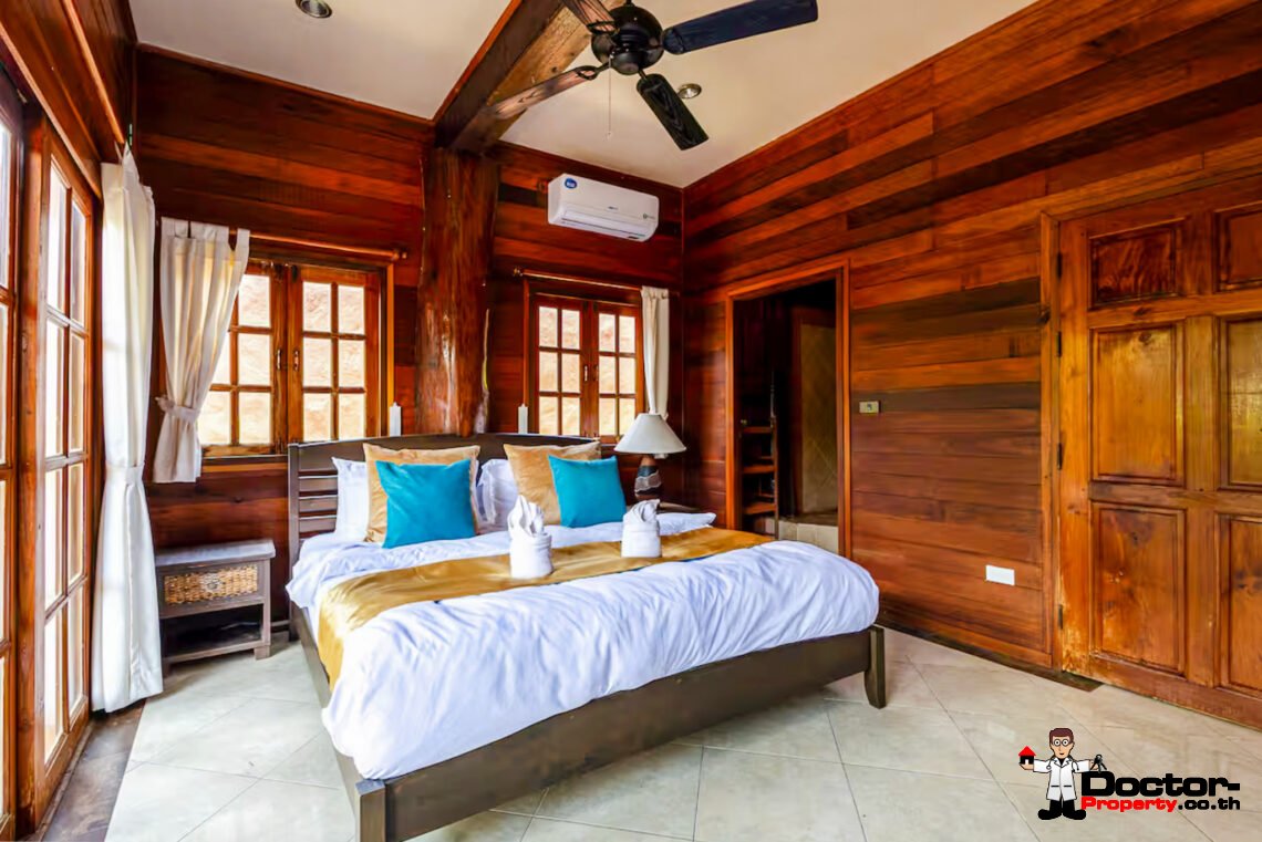 Spacious 4 Bedroom Thai Style Pool Villa in Choeng Mon, Koh Samui – For Sale