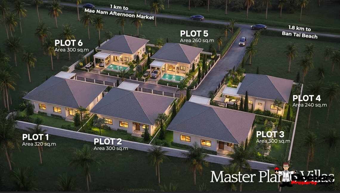 3 Bedroom House with Pool in Ban Tai, Koh Samui – For Sale