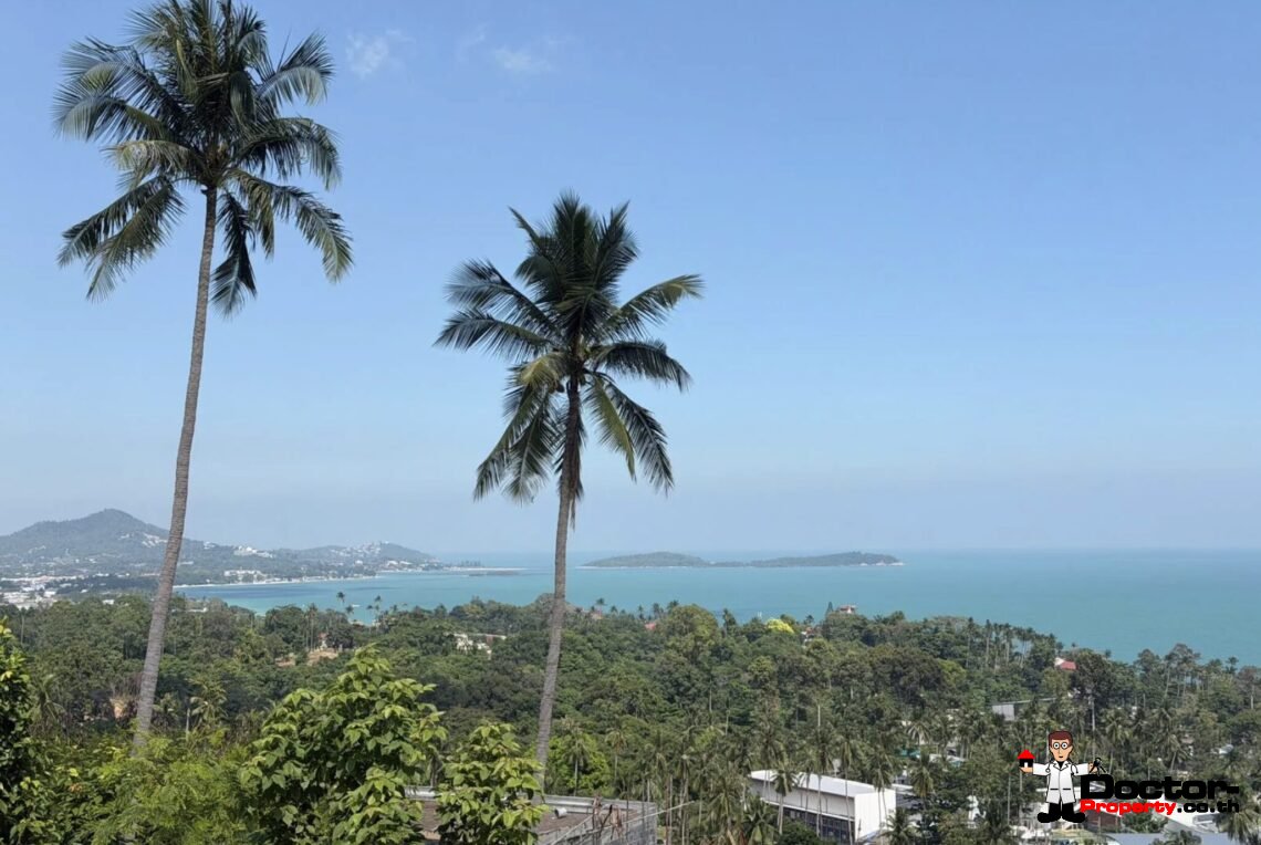 Land 1400 sqm of Sea View in Chaweng Noi, Koh Samui – For Sale