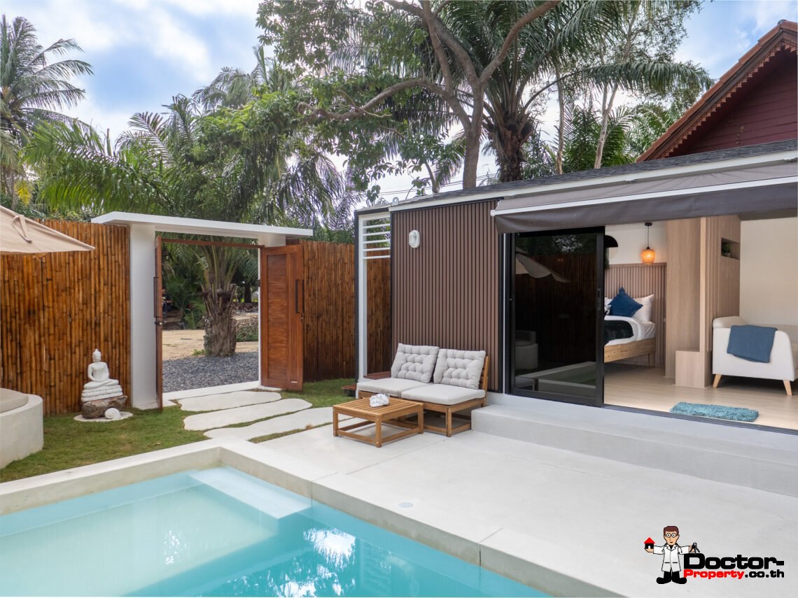 1 Bedroom Pool Villa in Ban Tai, Koh Samui – For Sale