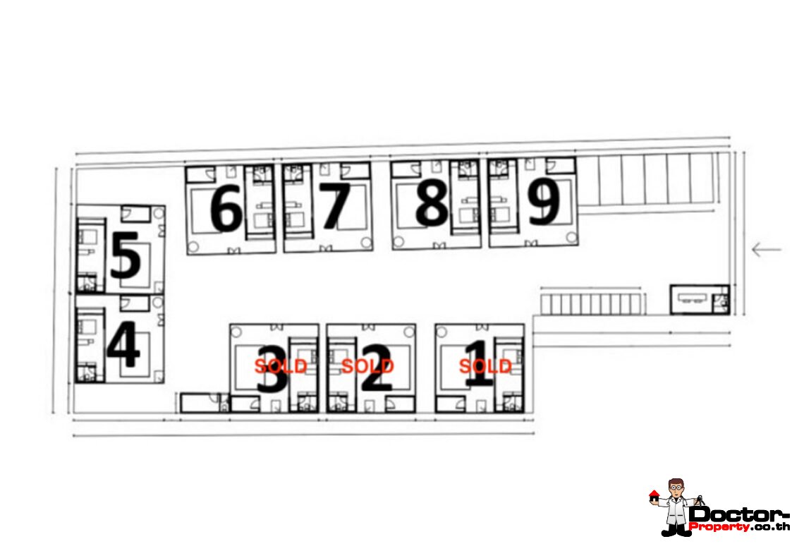 1 Bedroom Pool Villa in Ban Tai, Koh Samui – For Sale