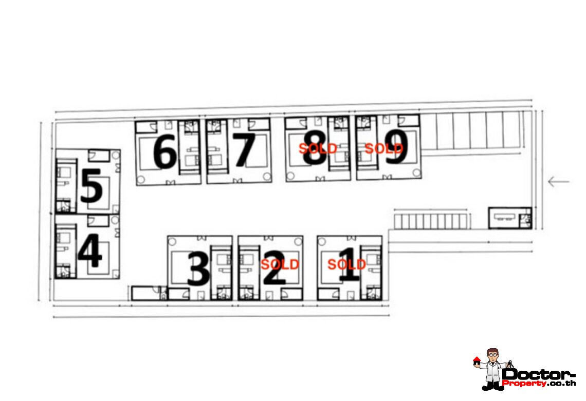 1 Bedroom Pool Villa in Ban Tai, Koh Samui – For Sale