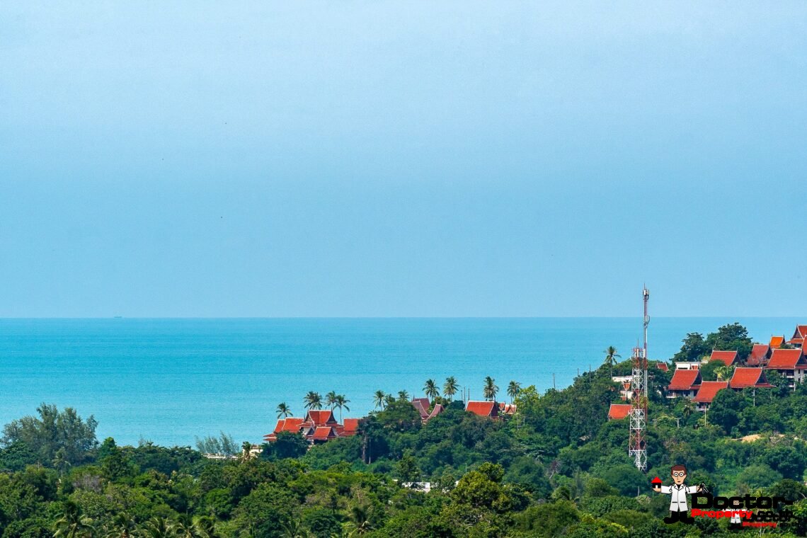 Land 1 Rai of Sea View in Plai Laem, Koh Samui – For Sale