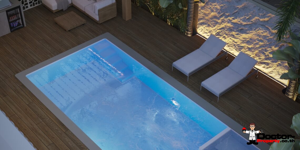 Modern 2 Bedroom Pool Villa in Mae Nam, Koh Samui – For Sale