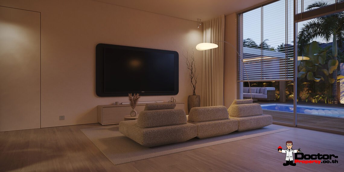 Modern 2 Bedroom Pool Villa in Mae Nam, Koh Samui – For Sale