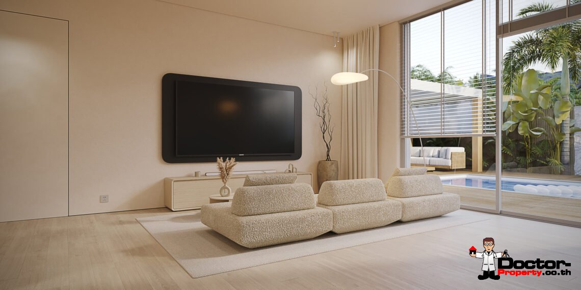 Modern 2 Bedroom Pool Villa in Mae Nam, Koh Samui – For Sale