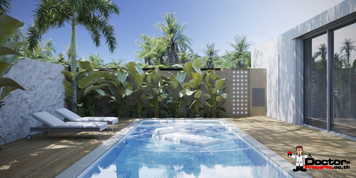 Modern 2 Bedroom Pool Villa in Mae Nam, Koh Samui – For Sale