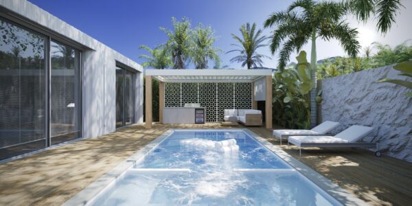 Modern 2 Bedroom Pool Villa in Mae Nam, Koh Samui – For Sale