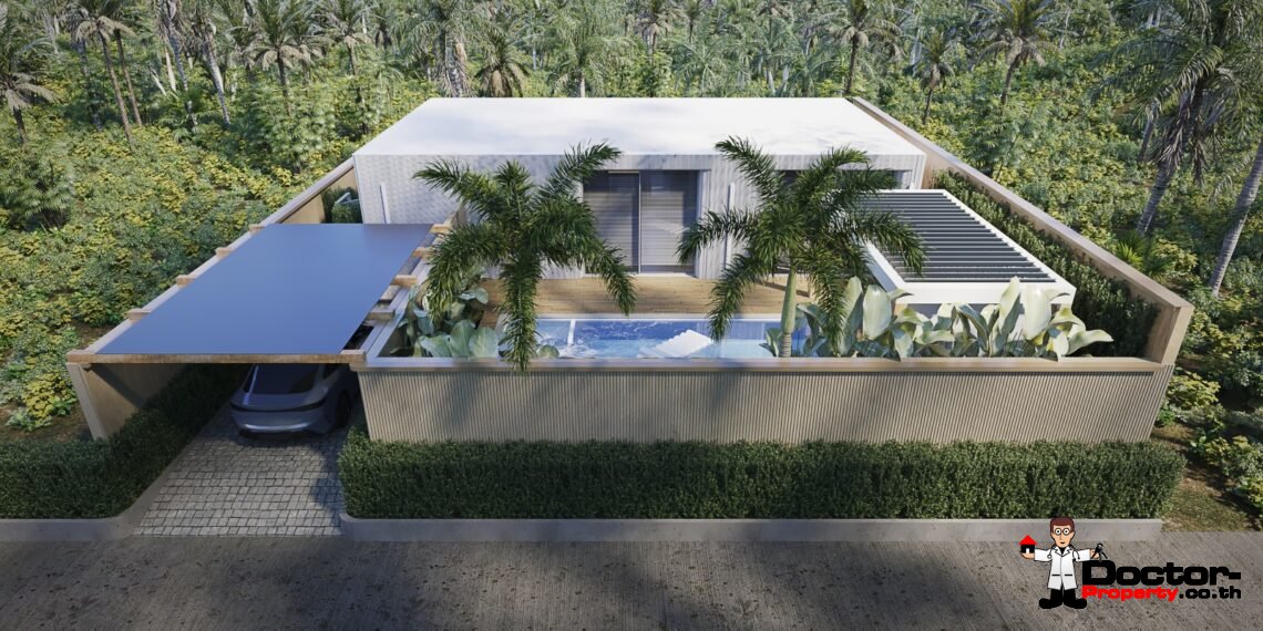 Modern 2 Bedroom Pool Villa in Mae Nam, Koh Samui – For Sale