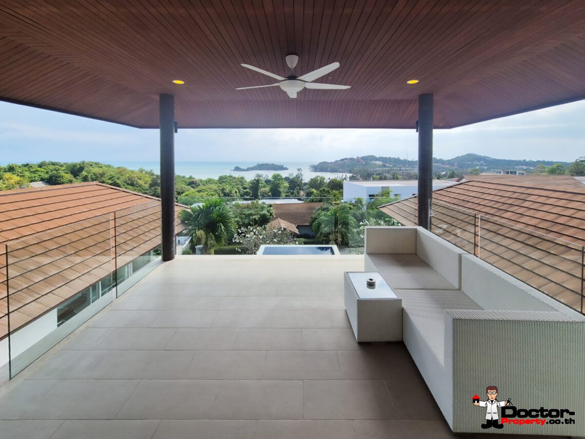 5 Bedroom Sea View Villa in Choeng Mon, Koh Samui – For Sale