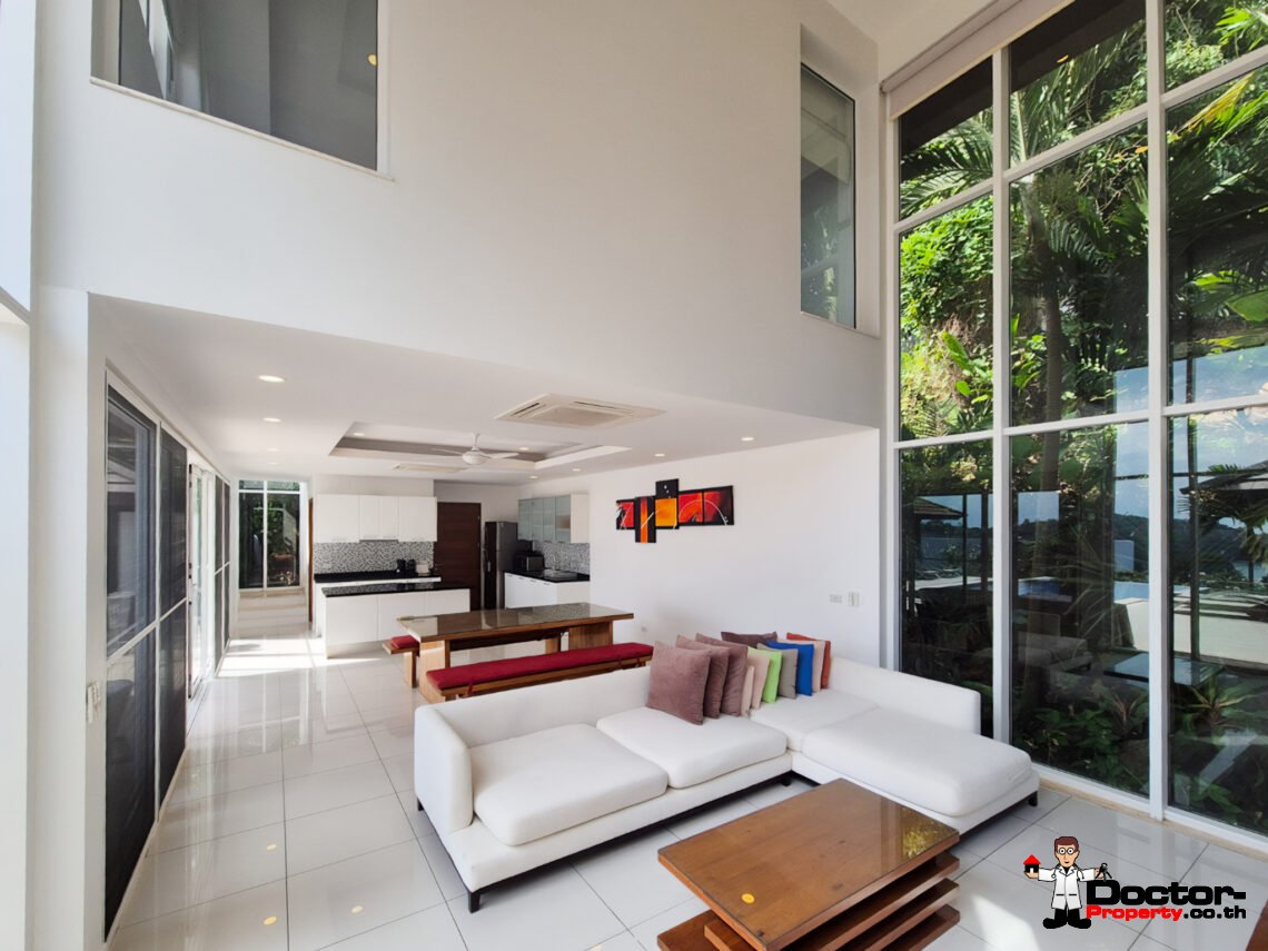 5 Bedroom Sea View Villa in Choeng Mon, Koh Samui – For Sale