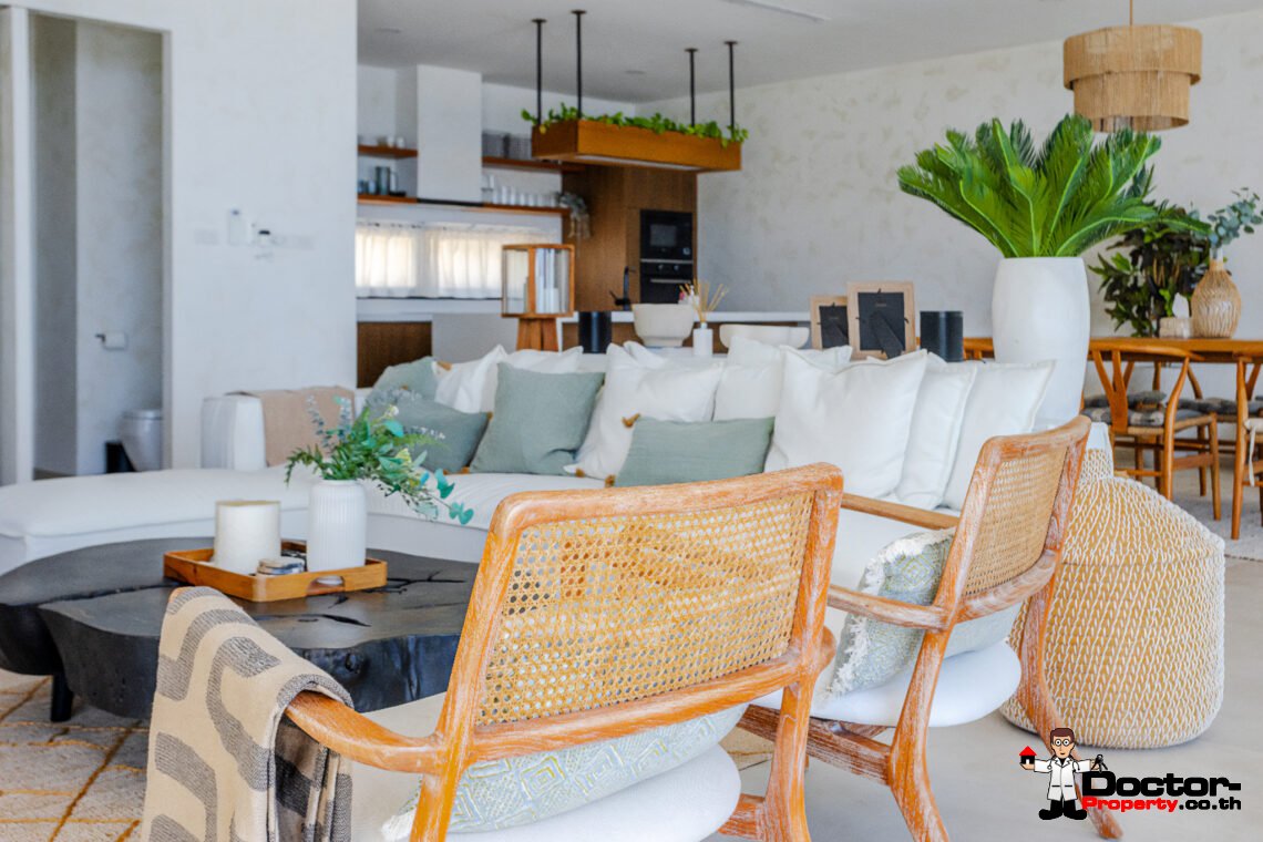Luxury 3 Bedroom Pool Villa with Sea View in Chaweng, Koh Samui – For Sale