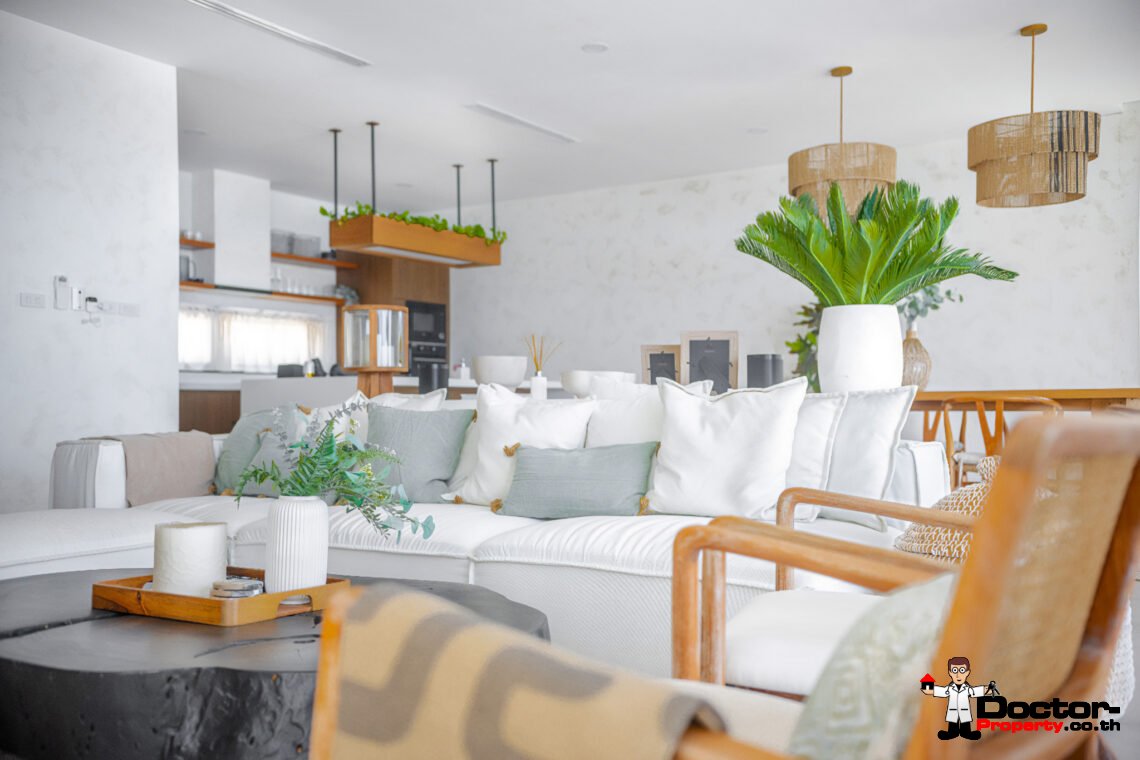 Luxury 3 Bedroom Pool Villa with Sea View in Chaweng, Koh Samui – For Sale