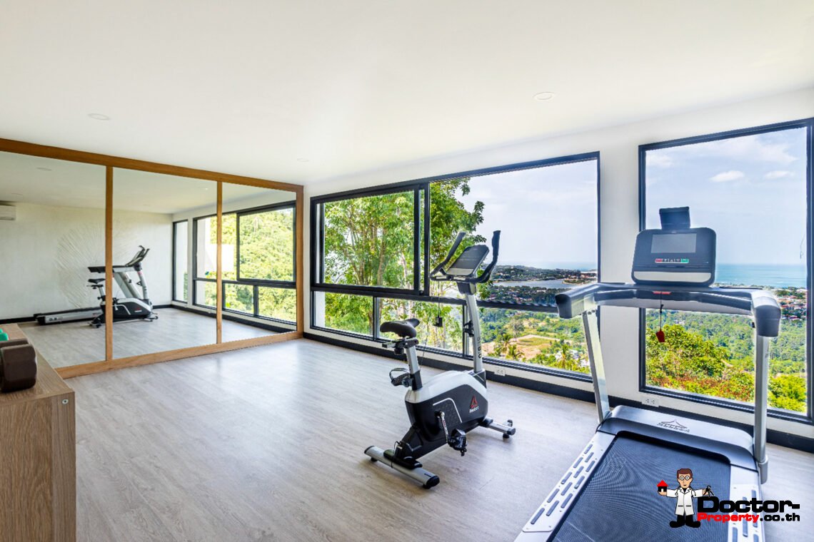 Luxury 3 Bedroom Pool Villa with Sea View in Chaweng, Koh Samui – For Sale