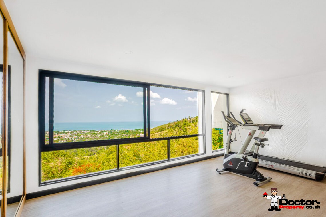 Luxury 3 Bedroom Pool Villa with Sea View in Chaweng, Koh Samui – For Sale