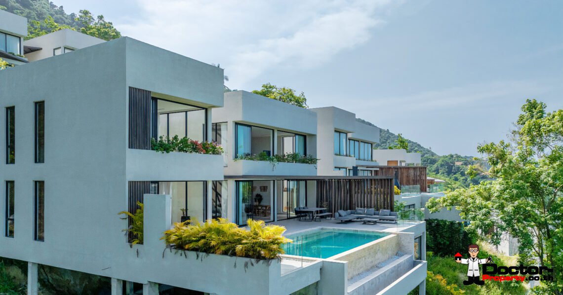 Luxury 3 Bedroom Pool Villa with Sea View in Chaweng, Koh Samui – For Sale