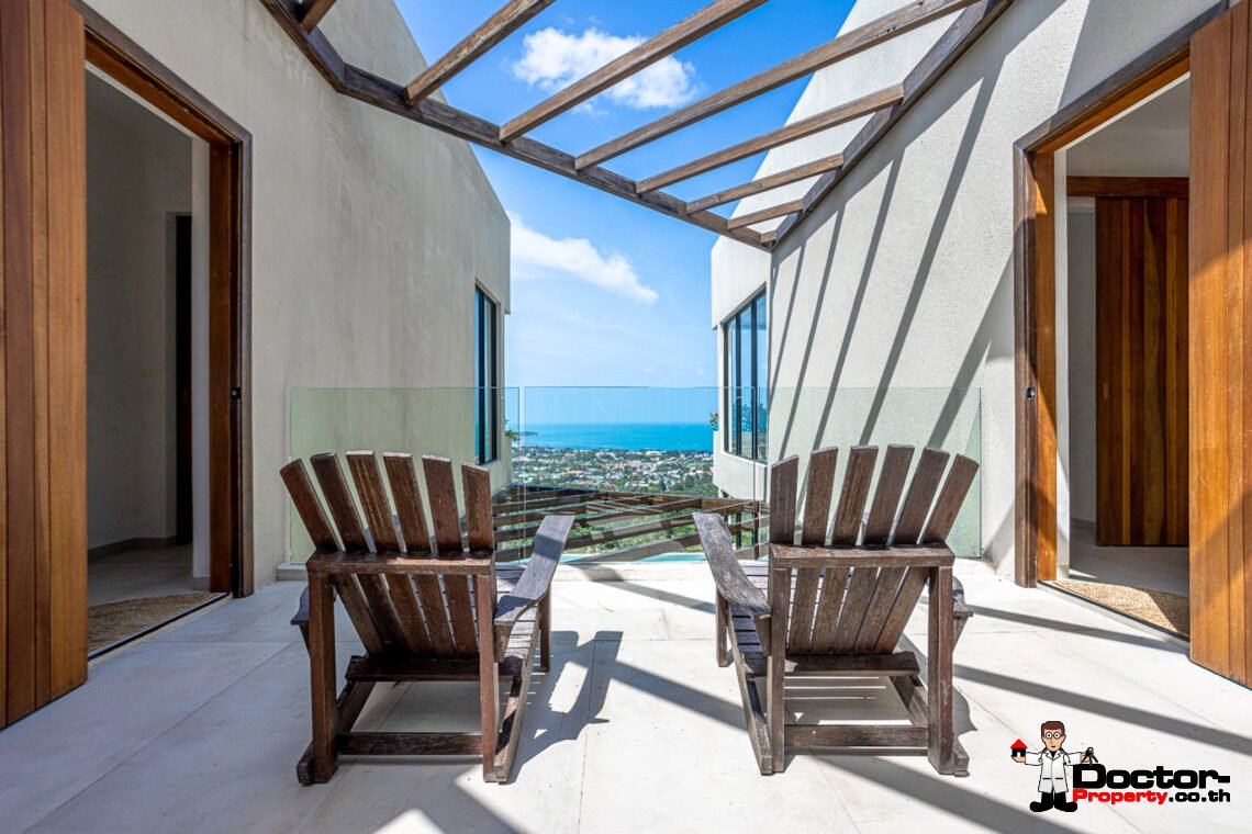 Luxury 3 Bedroom Pool Villa with Sea View in Chaweng, Koh Samui – For Sale