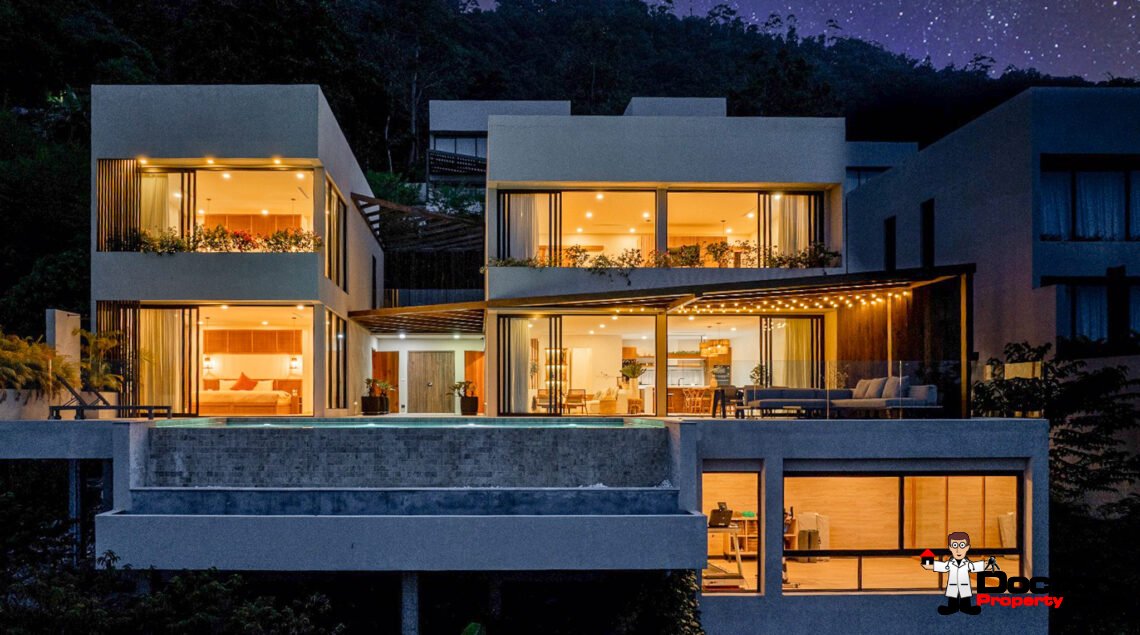 Luxury 3 Bedroom Pool Villa with Sea View in Chaweng, Koh Samui – For Sale