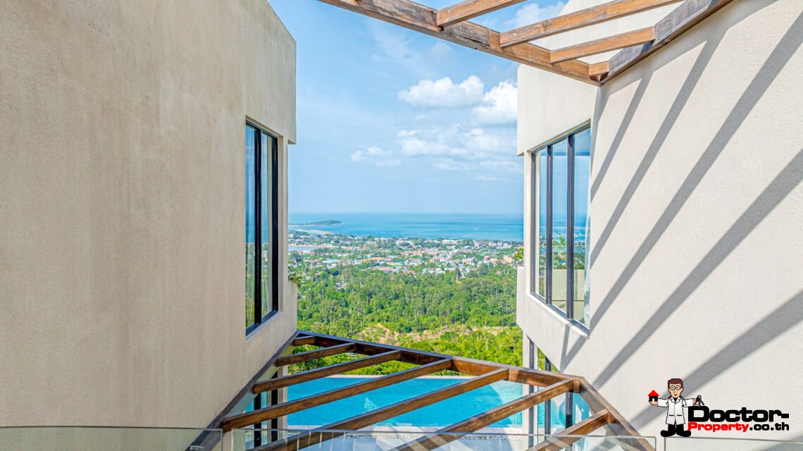 Luxury 3 Bedroom Pool Villa with Sea View in Chaweng, Koh Samui – For Sale