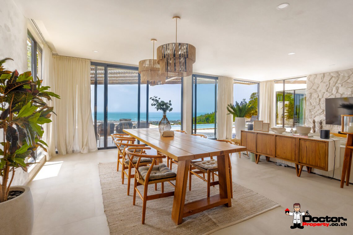 Luxury 3 Bedroom Pool Villa with Sea View in Chaweng, Koh Samui – For Sale
