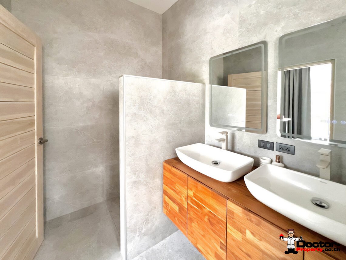 New 4 Bedroom Pool Villa with Mountain View in Lamai, Koh Samui – For Sale