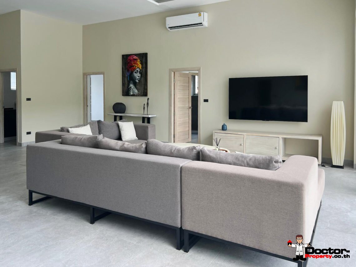 New 4 Bedroom Pool Villa with Mountain View in Lamai, Koh Samui – For Sale