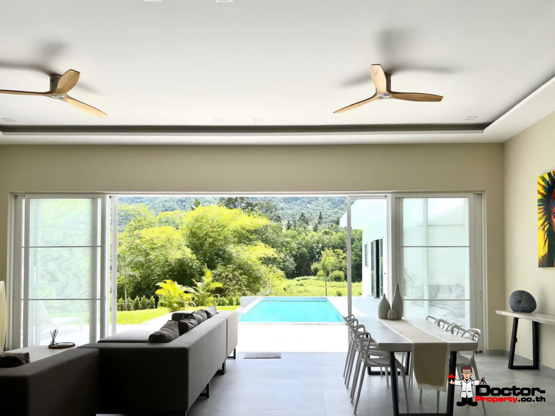 New 4 Bedroom Pool Villa with Mountain View in Lamai, Koh Samui – For Sale